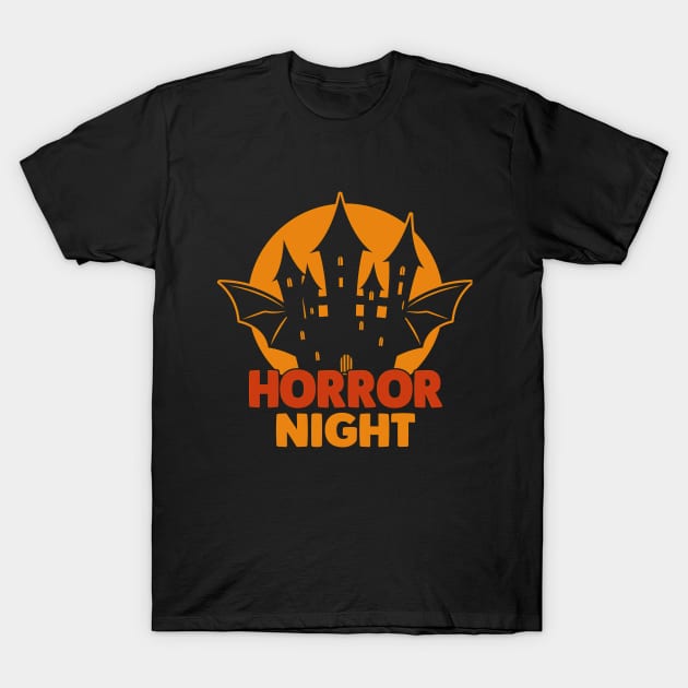 Halloween Haunted House Horror Night T-Shirt by koolteas